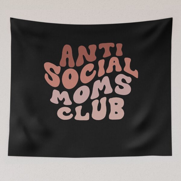 Item preview, Anti Social Moms Club Retro Mom Life  designed and sold by clothesy7.