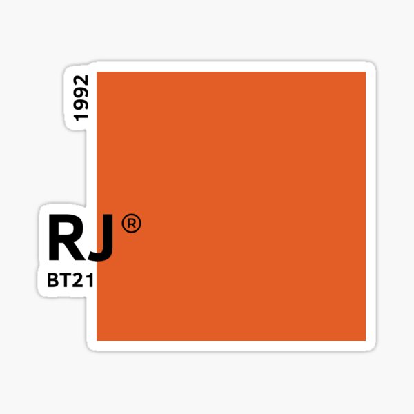 Artikel-Vorschau von RJ-Pantone-Farbe BT21, designt und verkauft von tokki-drawings.