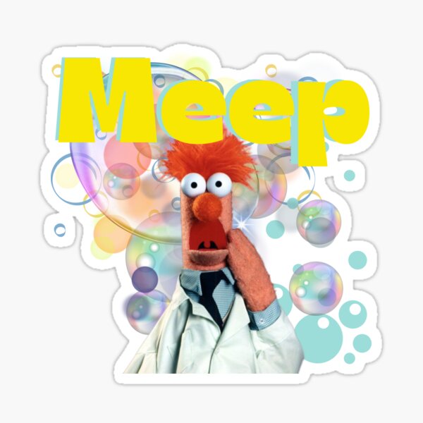 Meep Morp Dinosaur Sticker