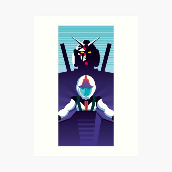 Gundam / Amuro - Graphic Art Print