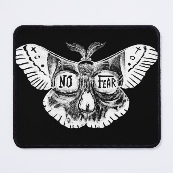 Item preview, Negative Moth of the death "NoFear" designed and sold by NoFearProject.