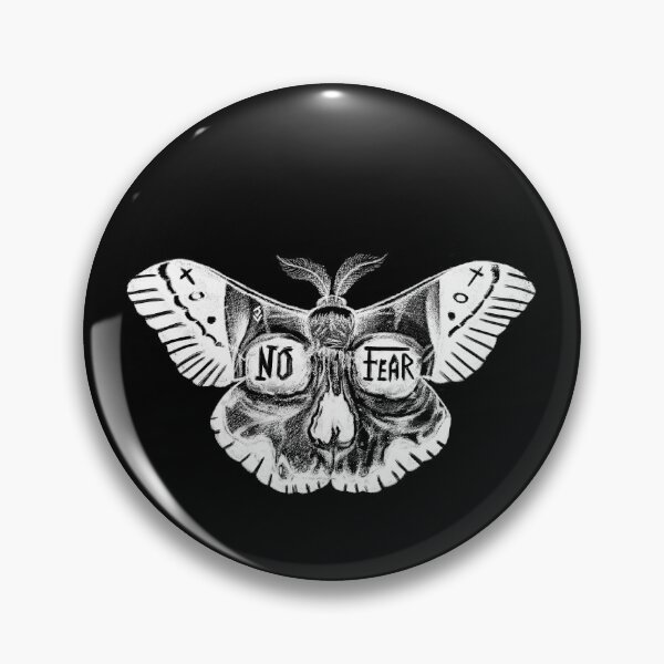 Item preview, Negative Moth of the death "NoFear" designed and sold by NoFearProject.