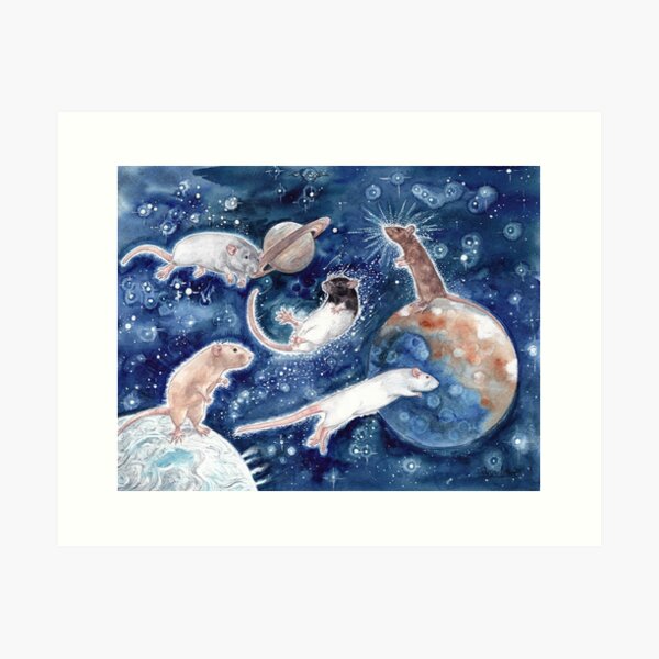 Item preview, Rats are Stars Spelled Backwards designed and sold by The Illustrated Rat.