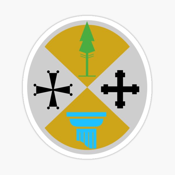 Calabria Coat of Arms Sticker
