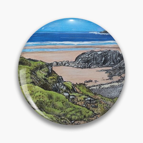 Item preview, The walk down to Pobbles (Gower landscape)  designed and sold by Karen Elaine Evans.