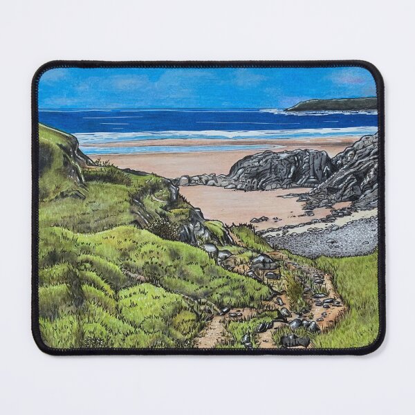 Item preview, The walk down to Pobbles (Gower landscape) designed and sold by Karen Elaine Evans.