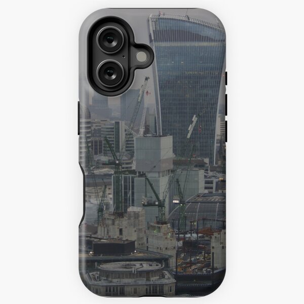 London Skyline in WInter - St.Paul's to Canary Wharf iPhone Tough Case