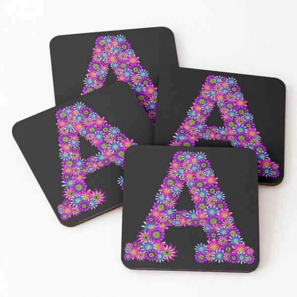 Item preview, Letter A - Floral Design  designed and sold by TheRedPrincess.