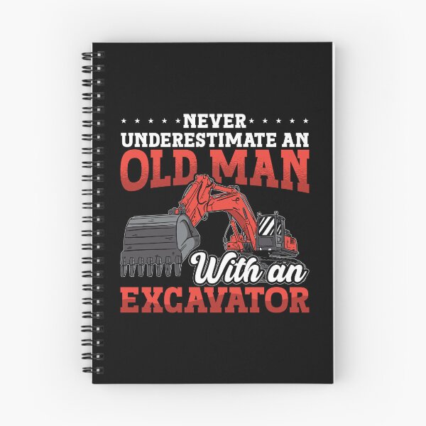 Item preview, Excavator Driver Never Underestimate Construction designed and sold by tshirtconcepts.