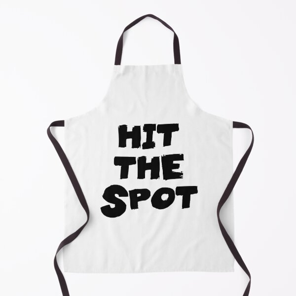 Item preview, Hit the Spot Text Monochrome White designed and sold by Meepuruproject.