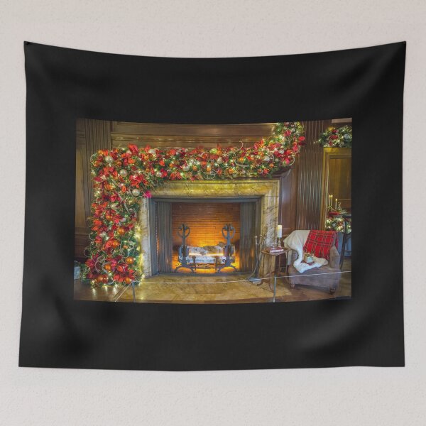 Item preview, USA. Pennsylvania. Christmas at Longwood Gardens. Fireplace. designed and sold by vadim19.