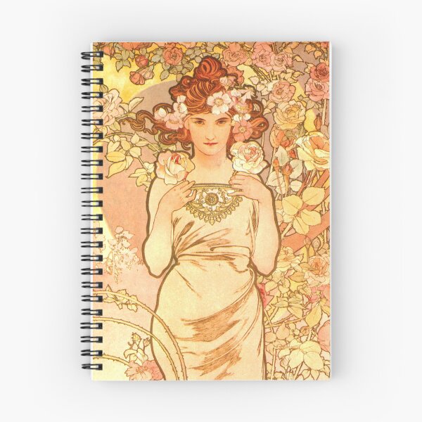Artikelvorschau, Alfons Mucha Rose entworfen und verkauft von OldTimeArt.