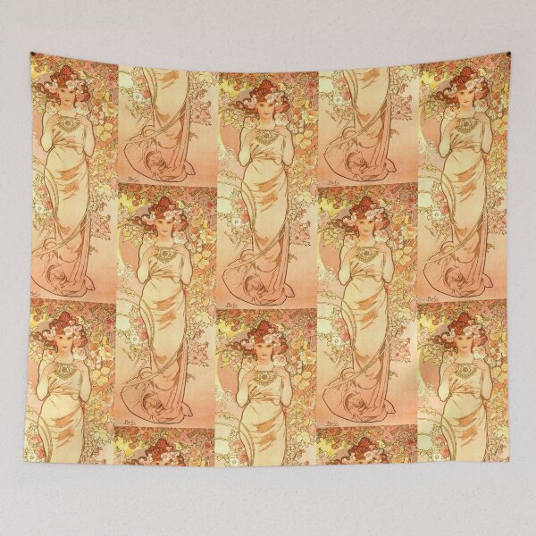Item preview, Alfonso Mucha Rose designed and sold by OldTimeArt.