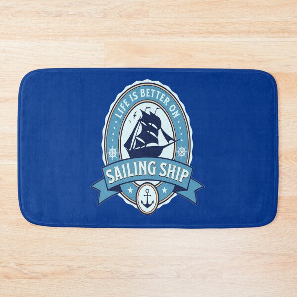 Item preview, Marin Life is Better on Sailing Ship For Sailors & Sailboat designed and sold by Hohohaxi.