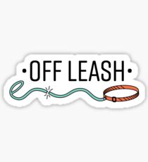 Off Leash Sticker