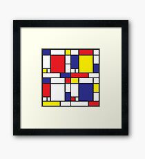 Mondrian Study I Framed Print