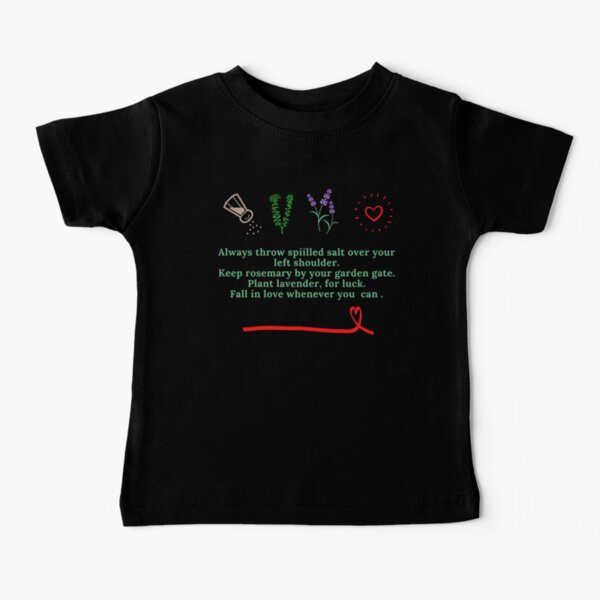 Item preview, Always Throw Spilled Salt Over Your Left Shoulder s Baseball ¾ Sleeve  designed and sold by SourPeaDesign.
