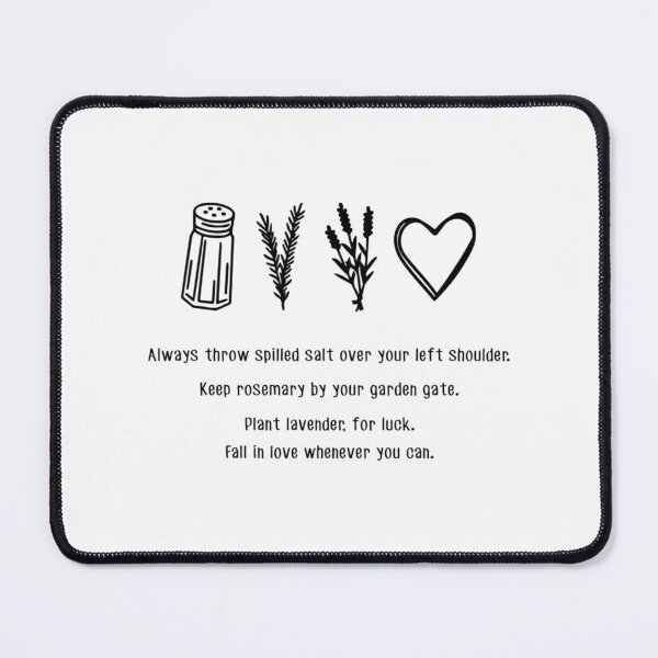 Item preview, Always throw spilled salt over your left shoulder shirt    designed and sold by SourPeaDesign.