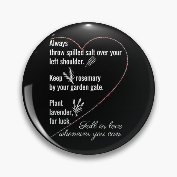 Item preview, Always throw spilled salt over your left designed and sold by SourPeaDesign.