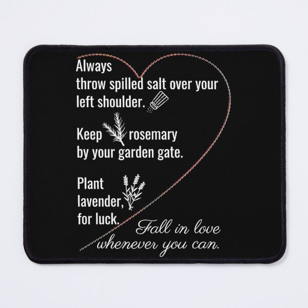 Item preview, Always throw spilled salt over your left designed and sold by SourPeaDesign.