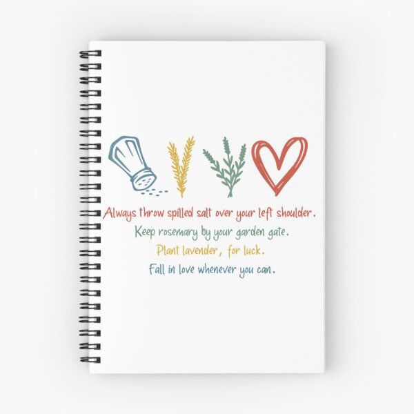 Item preview, Always Throw Spilled Salt Practical Magic Inspirational   designed and sold by SourPeaDesign.