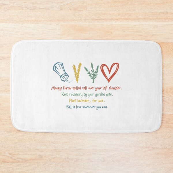 Item preview, Always Throw Spilled Salt Practical Magic Inspirational   designed and sold by SourPeaDesign.