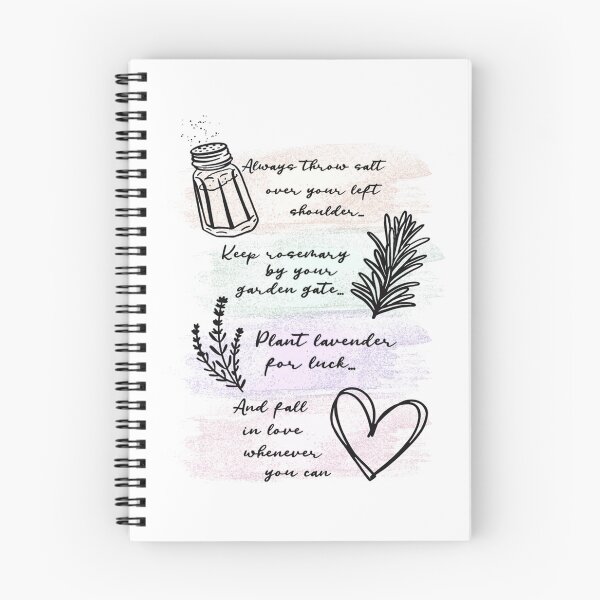 Item preview, Always Throw Spilled Salt Practical Magic Inspirit Quote     designed and sold by SourPeaDesign.