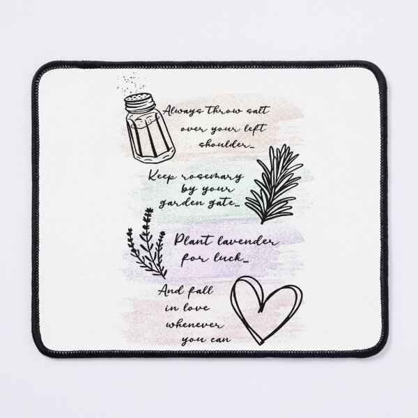 Item preview, Always Throw Spilled Salt Practical Magic Inspirit Quote     designed and sold by SourPeaDesign.