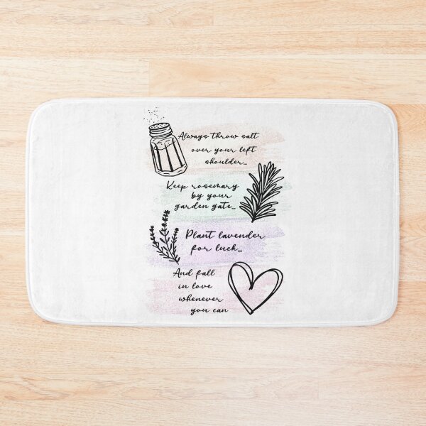 Item preview, Always Throw Spilled Salt Practical Magic Inspirit Quote     designed and sold by SourPeaDesign.