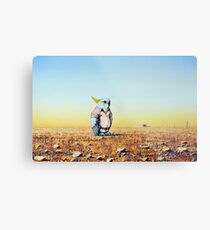 Out Standing In His Field Metal Print