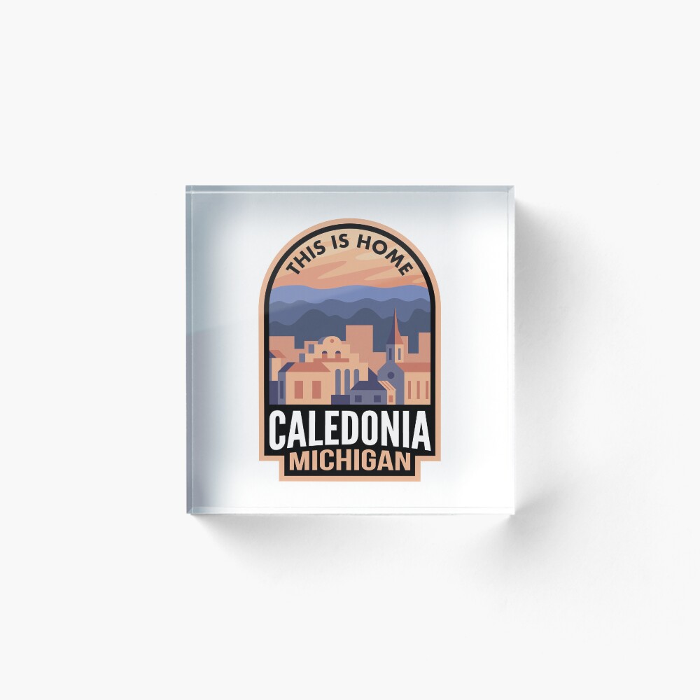 Vista previa del artículo con la obra «Bloque acrílico», diseñado y vendido por HalpinDesign.