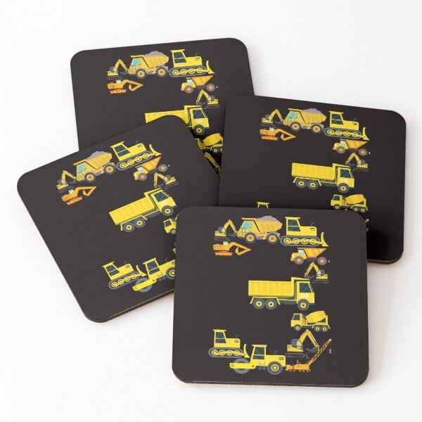 Item preview, Construction Trucks 3rd Birthday 3 Year Old Boys designed and sold by Buyeseoshop.