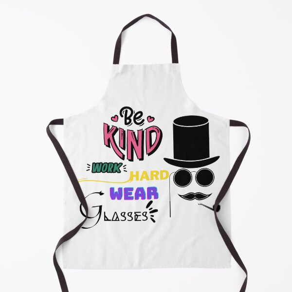 Item preview, be kind work hard wear glasses designed and sold by ENIGMAT-.