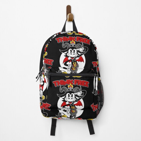 Item preview, Think free like Baphomet retro Cartoon the freethinker goth designed and sold by AlteregoShop.