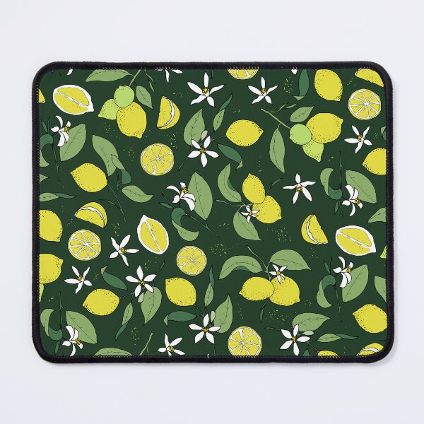 Item preview, lemons on dark green designed and sold by kobyakov.