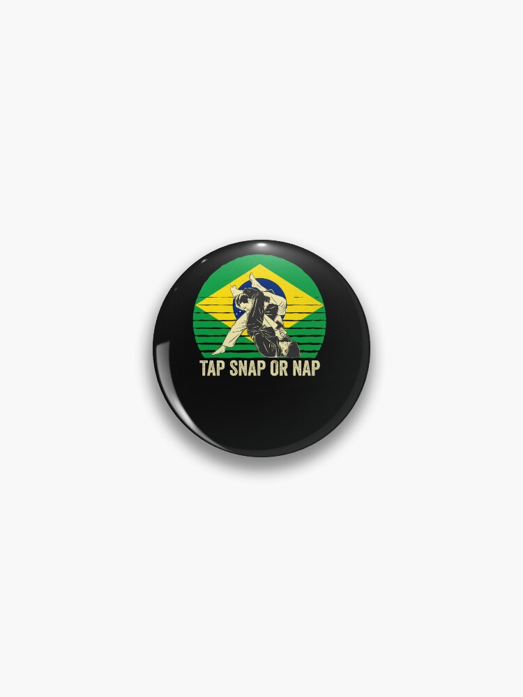 Thumbnail 1 von 3, Button, Tap Snap Or Nap - BJJ Brazilian Jiu Jitsu designt und verkauft von Mc-R.