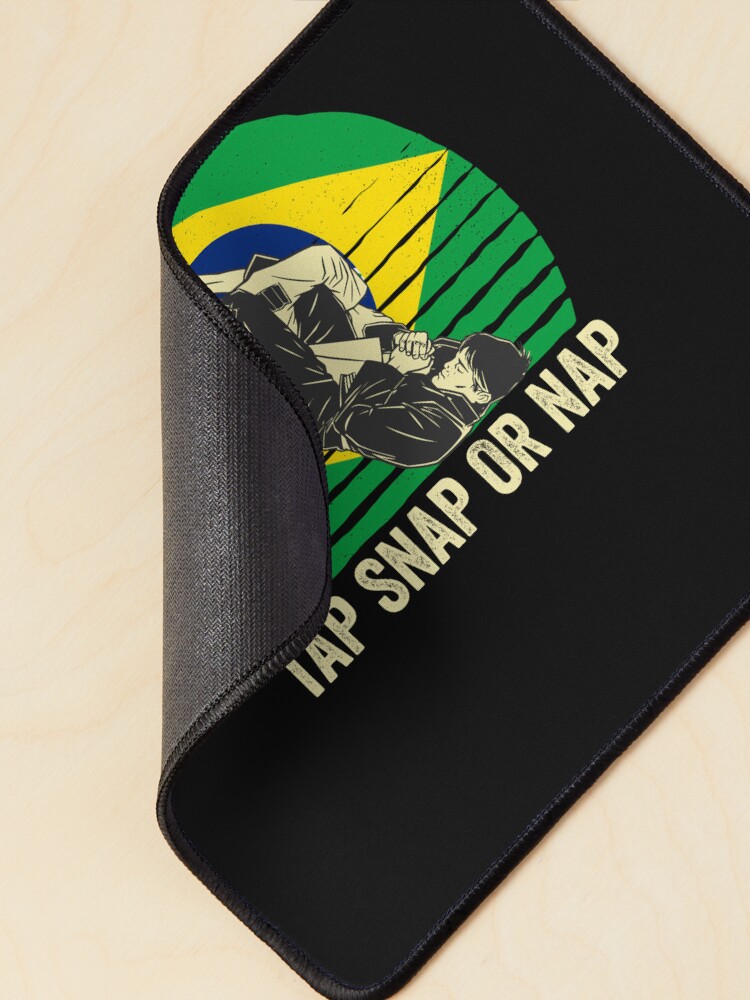 Thumbnail 2 von 5, Mauspad, Tap Snap Or Nap - BJJ Brazilian Jiu Jitsu designt und verkauft von Mc-R.