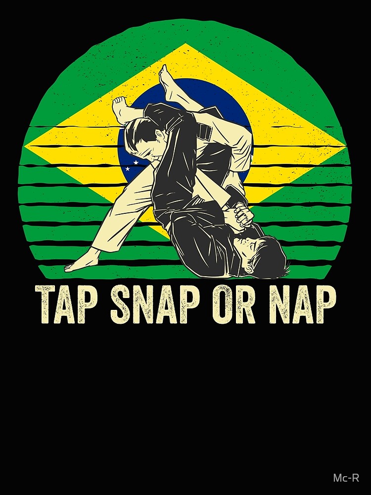 Thumbnail 3 von 3, Tuch, Tap Snap Or Nap - BJJ Brazilian Jiu Jitsu designt und verkauft von Mc-R.