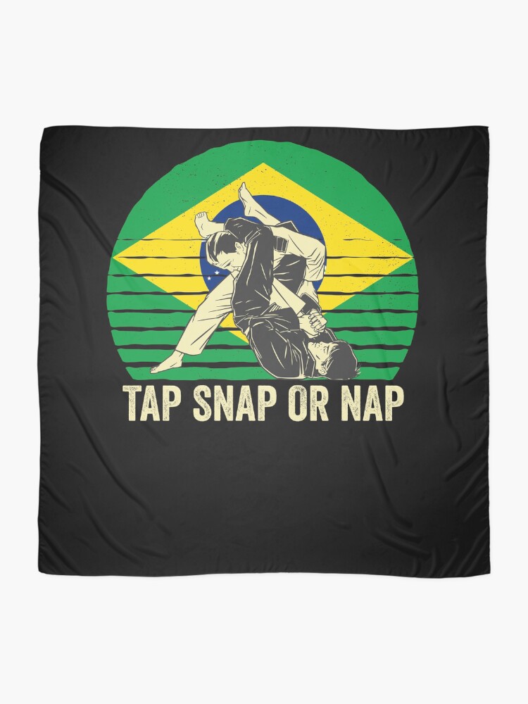 Thumbnail 2 von 3, Tuch, Tap Snap Or Nap - BJJ Brazilian Jiu Jitsu designt und verkauft von Mc-R.