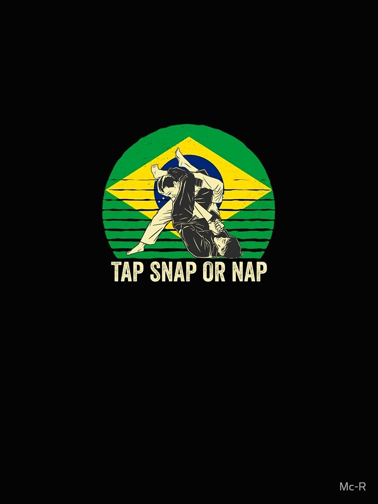 Thumbnail 5 von 5, A-Linien Kleid, Tap Snap Or Nap - BJJ Brazilian Jiu Jitsu designt und verkauft von Mc-R.