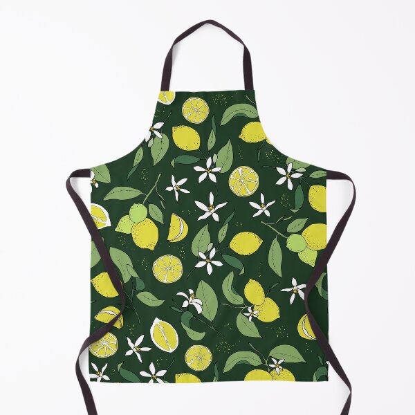 Item preview, lemons on dark green designed and sold by kobyakov.