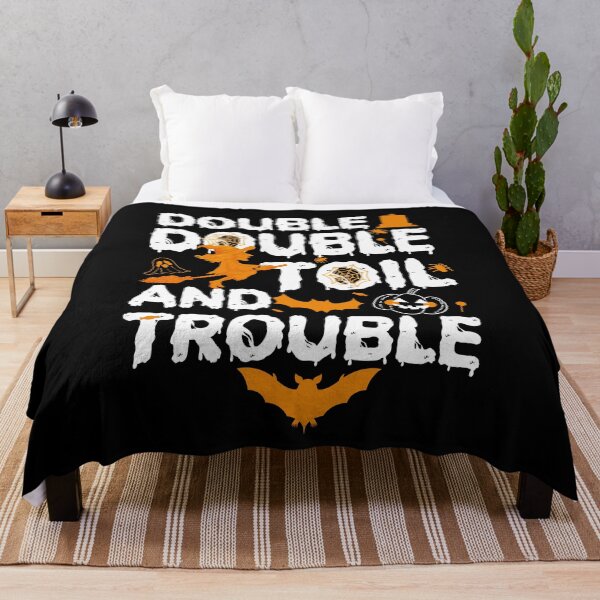 Item preview, Double, Double, Toil And Trouble Funny Halloween Gifts designed and sold by CHOOSEYOURS SHOP.