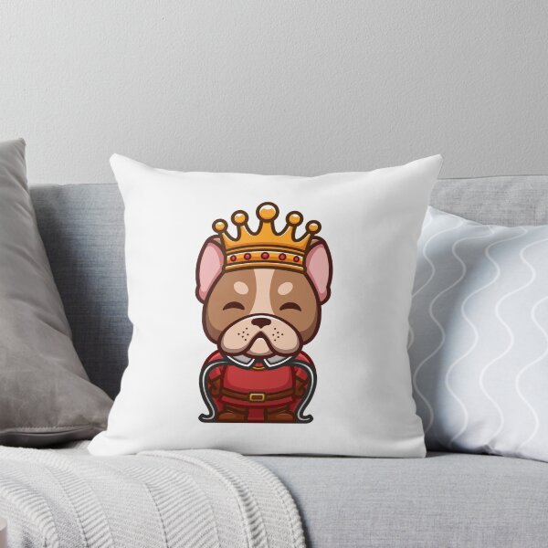Item preview, French Bulldog King Cute Cartoon designed and sold by GumregaStudio.