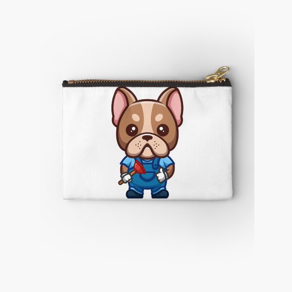 Item preview, French Bulldog Plumber Cute Cartoon designed and sold by GumregaStudio.