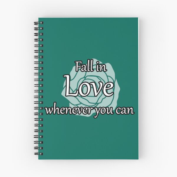 Item preview, Fall in love whenever you can pink rose   designed and sold by SourPeaDesign.