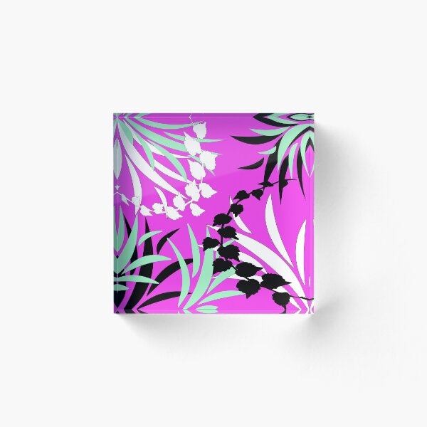 Item preview, Purple Jungle and Leaves Pattern designed and sold by Bargel.