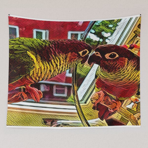 Item preview, Conure design | Parrot | Parakeet | Parrot lover | Love for birds | Bird art designed and sold by TatianaLG.