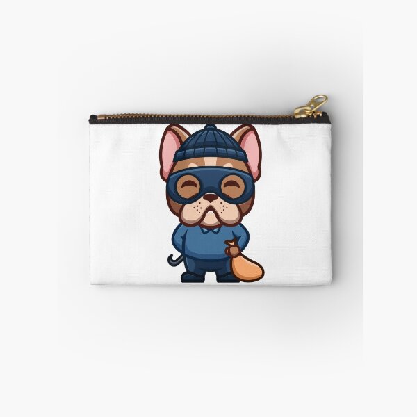 Item preview, French Bulldog Thief Cute Cartoon designed and sold by GumregaStudio.