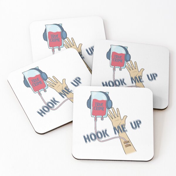 Item preview, Hook Me Up to True Crime Podcasts funny humor designed and sold by incurablehippie.