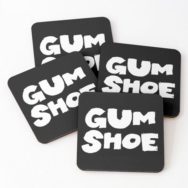 Item preview, Gumshoe Text Monochrome Black designed and sold by Meepuruproject.